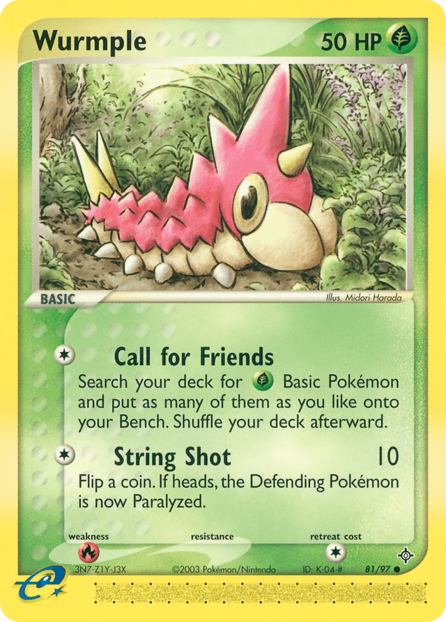 Wurmple — EX Dragon 81/97