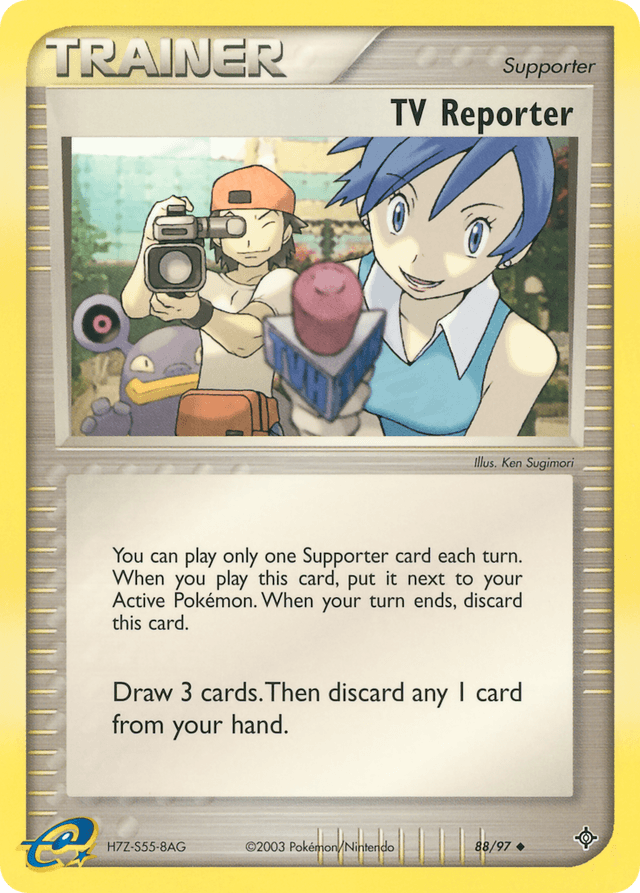 TV Reporter — EX Dragon 88/97