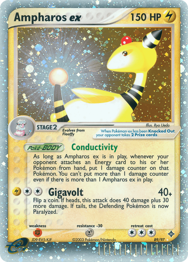 Ampharos ex — EX Dragon 89/97