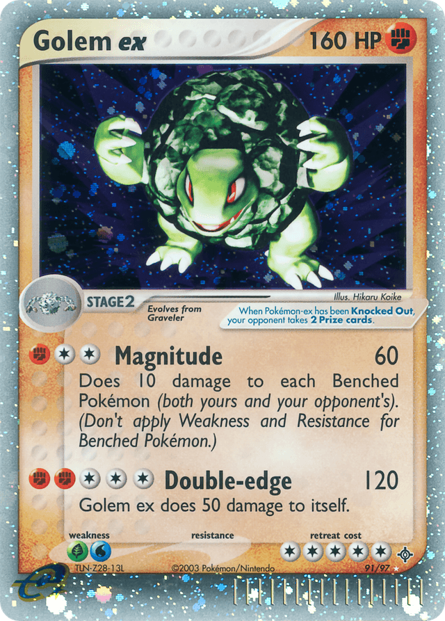 Golem ex — EX Dragon 91/97