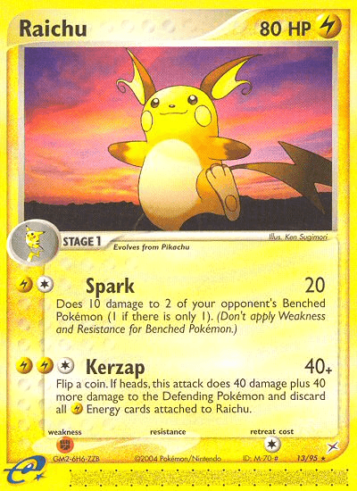 Raichu — EX Team Magma vs Team Aqua 13/95