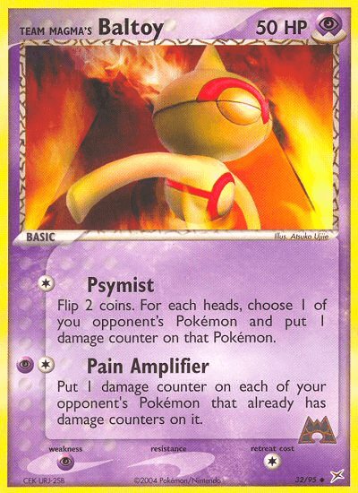 Team Magma's Baltoy — EX Team Magma vs Team Aqua 32/95
