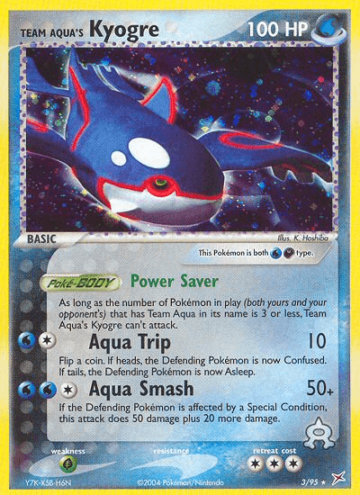Team Aqua's Kyogre — EX Team Magma vs Team Aqua 3/95