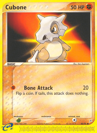 Cubone — EX Team Magma vs Team Aqua 40/95
