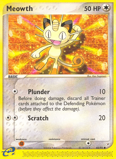 Meowth — EX Team Magma vs Team Aqua 42/95