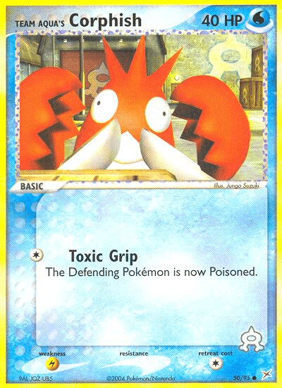 Team Aqua's Corphish — EX Team Magma vs Team Aqua 50/95