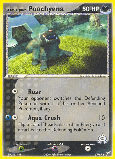 Team Aqua's Poochyena — EX Team Magma vs Team Aqua 55/95