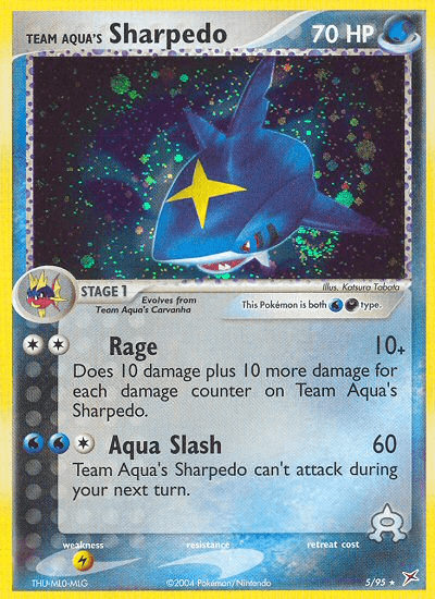 Team Aqua's Sharpedo — EX Team Magma vs Team Aqua 5/95
