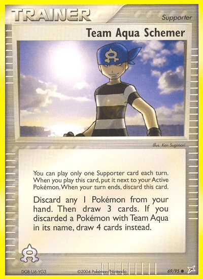 Team Aqua Schemer — EX Team Magma vs Team Aqua 69/95