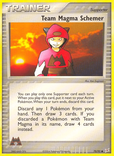 Team Magma Schemer — EX Team Magma vs Team Aqua 70/95
