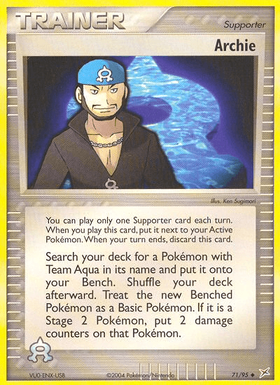 Archie — EX Team Magma vs Team Aqua 71/95