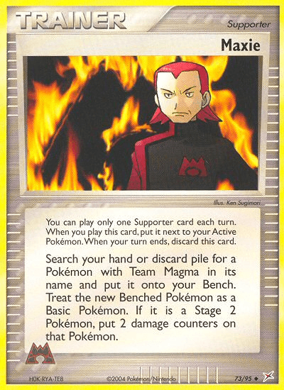 Maxie — EX Team Magma vs Team Aqua 73/95