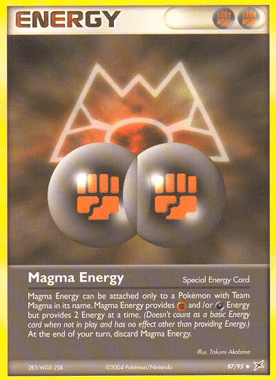 Magma Energy — EX Team Magma vs Team Aqua 87/95