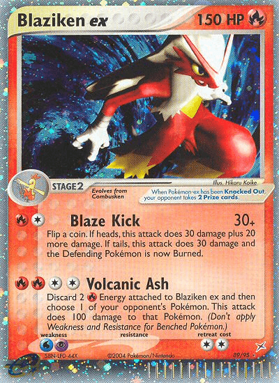 Blaziken ex — EX Team Magma vs Team Aqua 89/95
