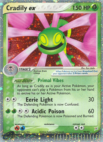 Cradily ex — EX Team Magma vs Team Aqua 90/95