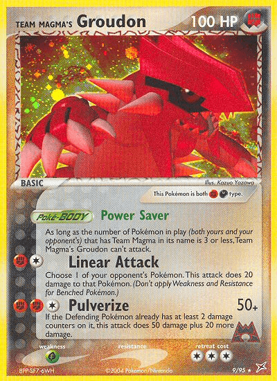 Team Magma's Groudon — EX Team Magma vs Team Aqua 9/95