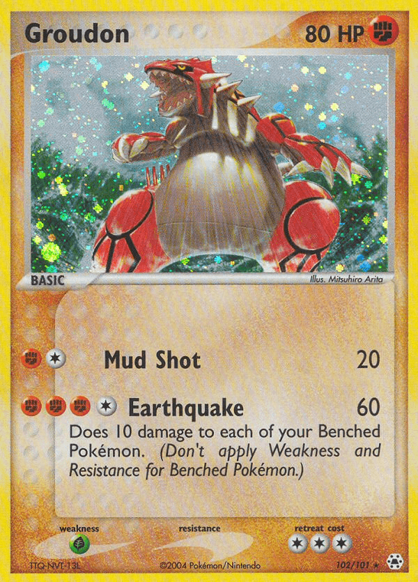 Groudon — EX Hidden Legends 102/101