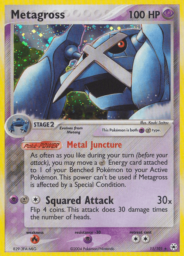 Metagross — EX Hidden Legends 11/101