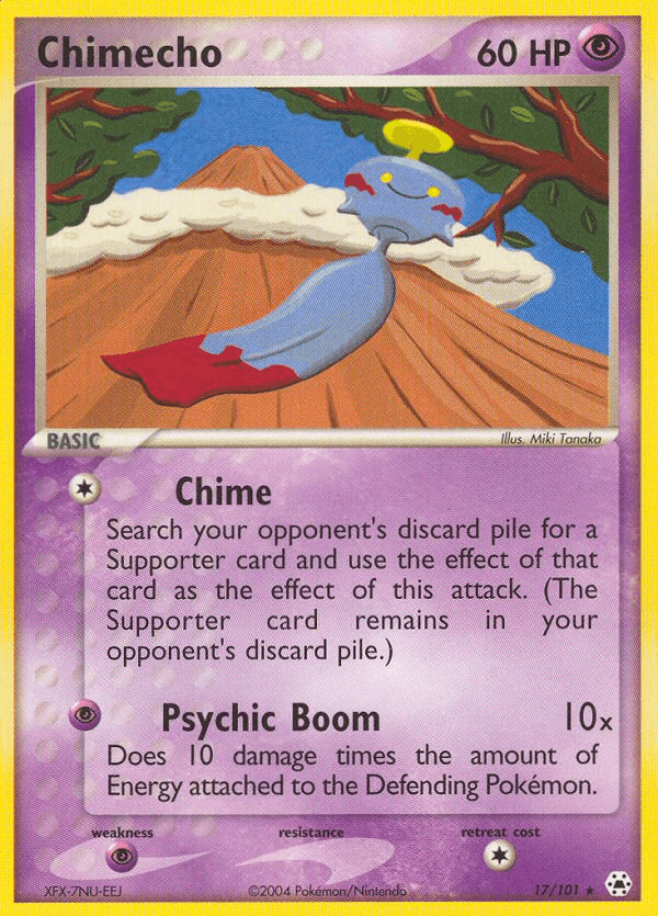 Chimecho — EX Hidden Legends 17/101
