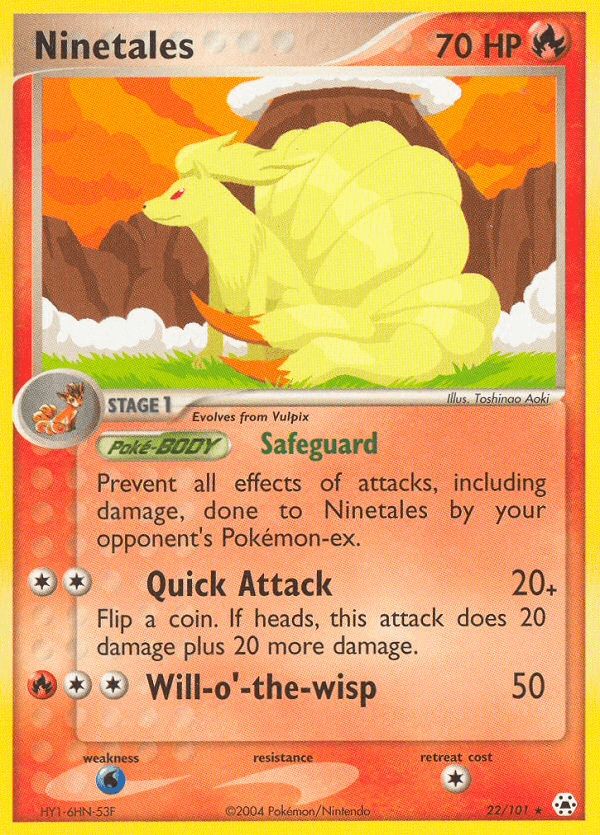 Ninetales — EX Hidden Legends 22/101