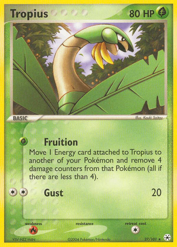 Tropius — EX Hidden Legends 27/101