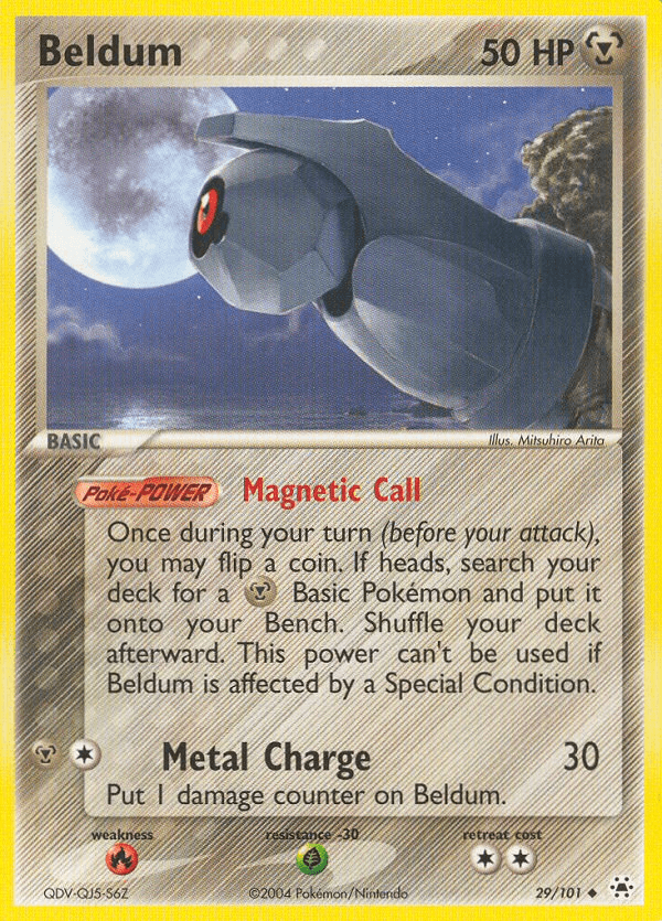 Beldum — EX Hidden Legends 29/101