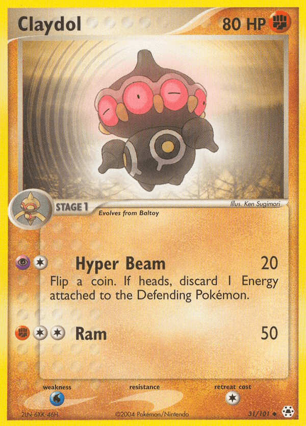 Claydol — EX Hidden Legends 31/101