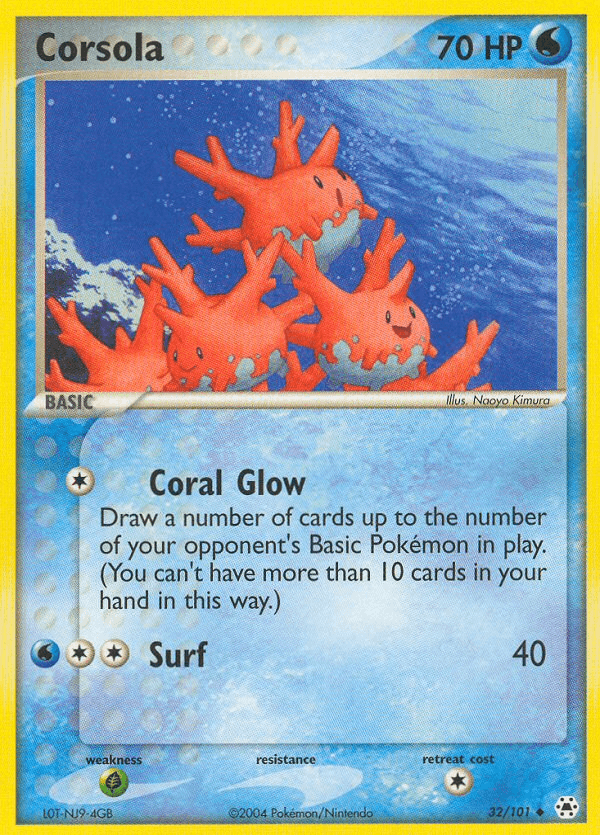 Corsola — EX Hidden Legends 32/101