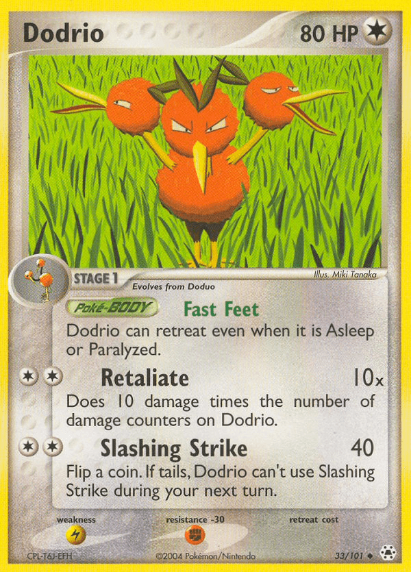 Dodrio — EX Hidden Legends 33/101