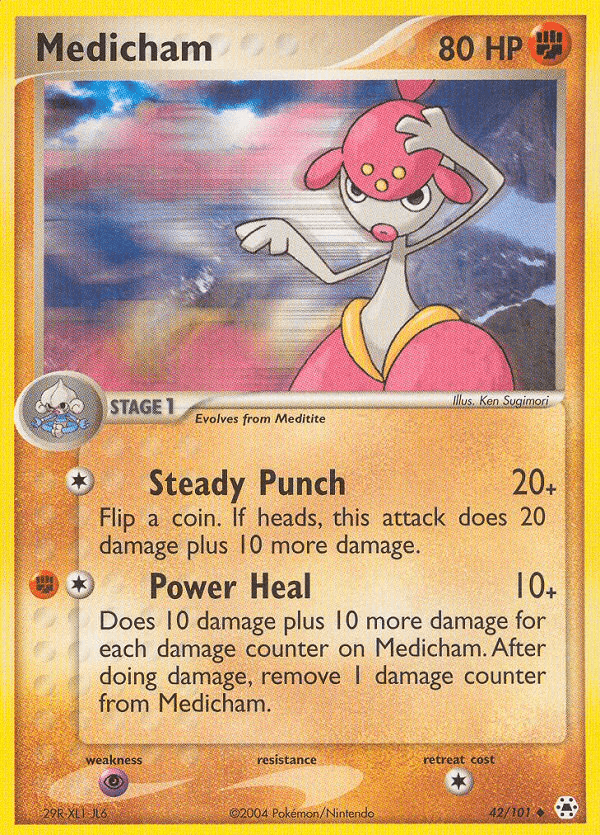 Medicham — EX Hidden Legends 42/101
