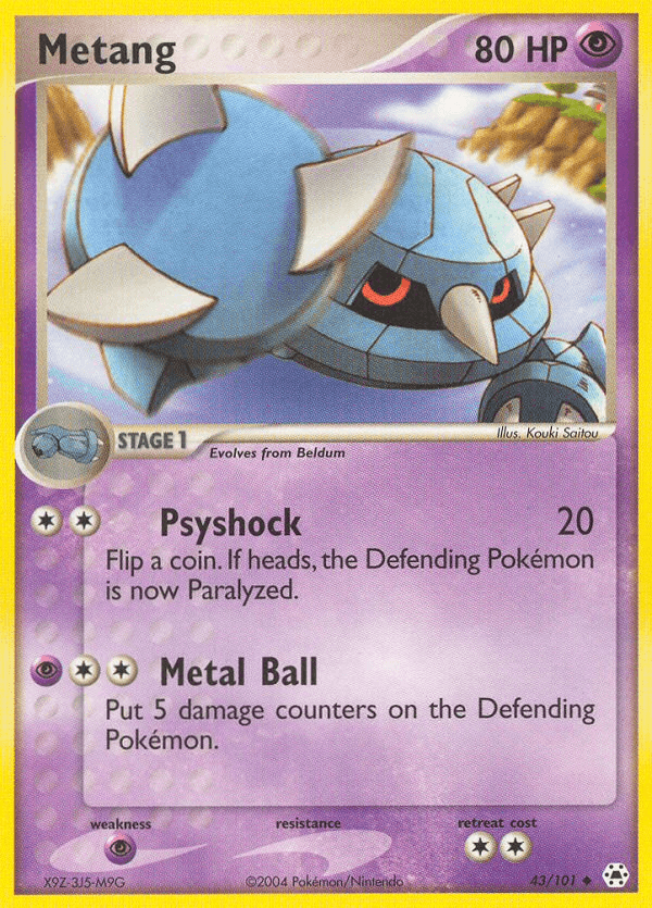 Metang — EX Hidden Legends 43/101