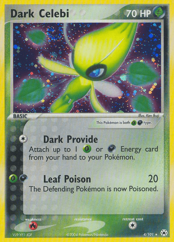 Dark Celebi — EX Hidden Legends 4/101