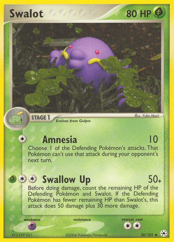 Swalot — EX Hidden Legends 50/101