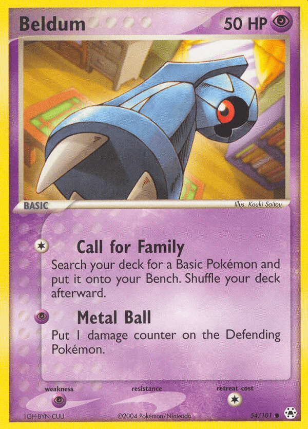 Beldum — EX Hidden Legends 54/101