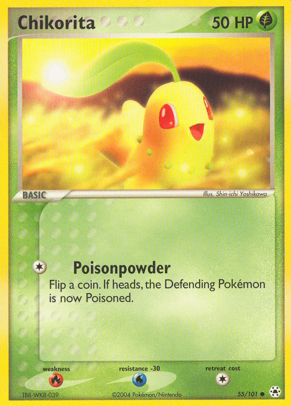 Chikorita — EX Hidden Legends 55/101