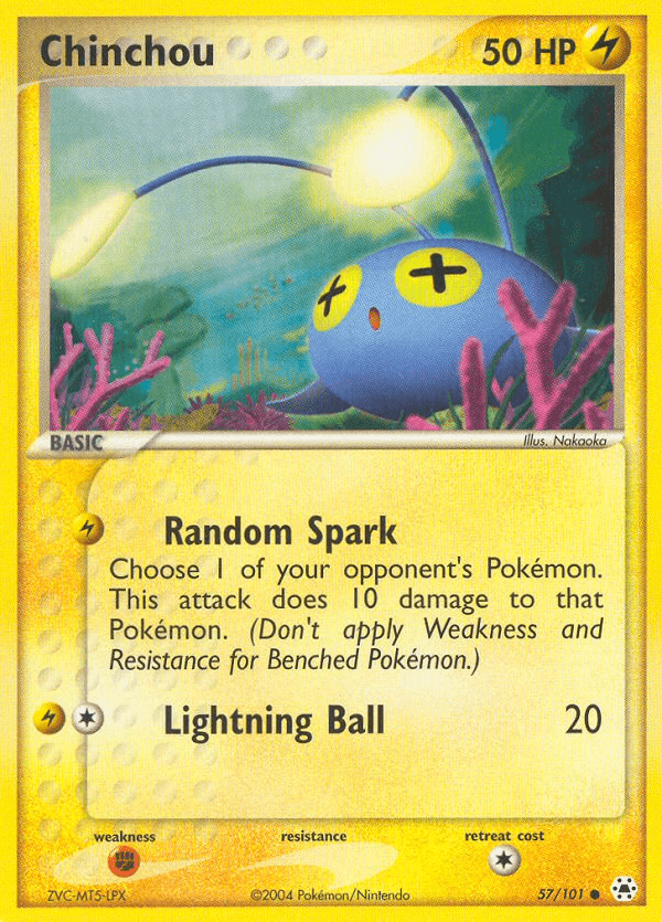 Chinchou — EX Hidden Legends 57/101