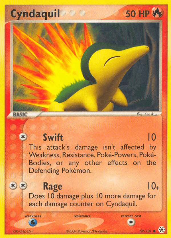 Cyndaquil — EX Hidden Legends 59/101