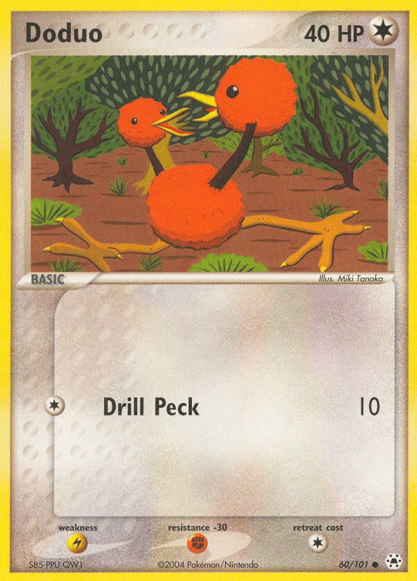 Doduo — EX Hidden Legends 60/101