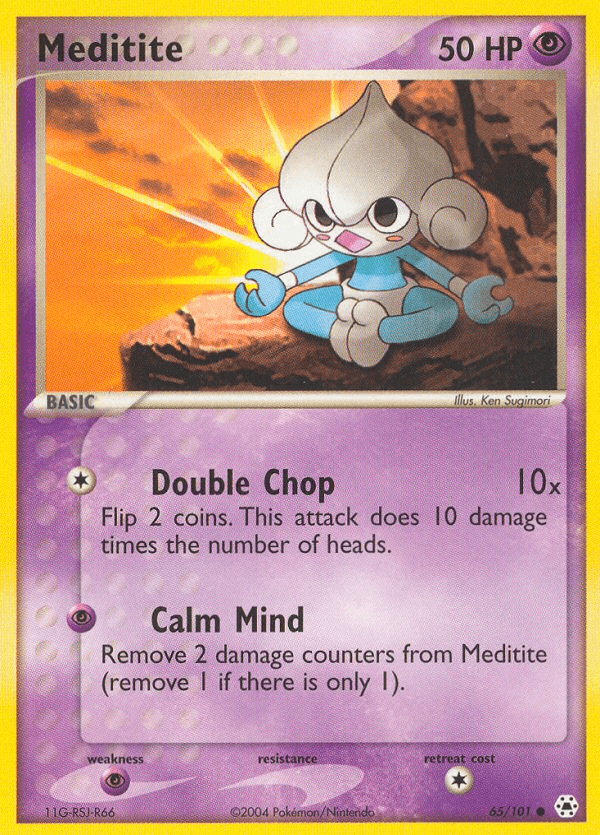 Meditite — EX Hidden Legends 65/101