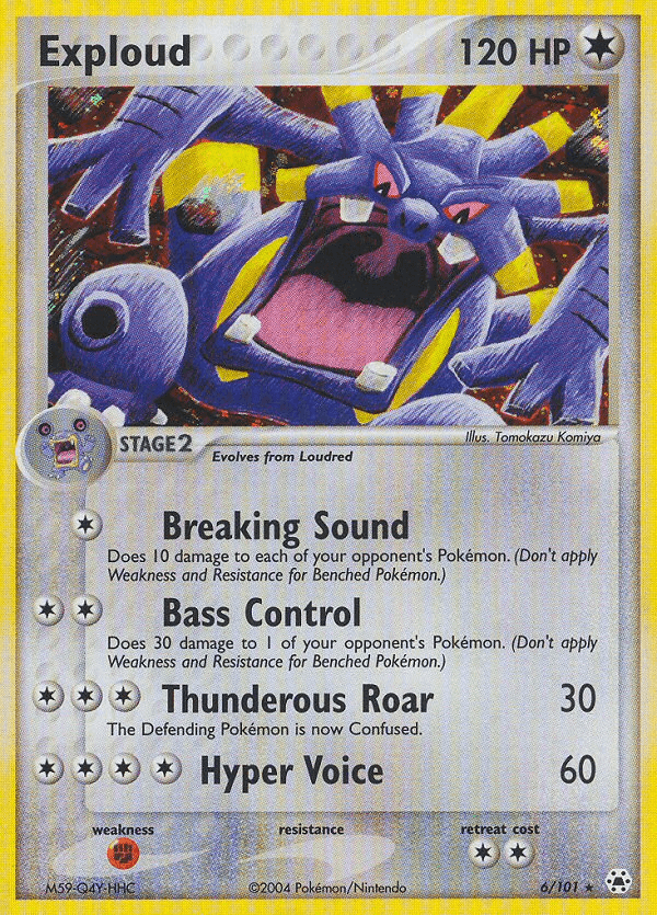 Exploud — EX Hidden Legends 6/101