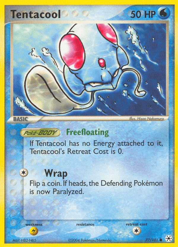 Tentacool — EX Hidden Legends 77/101