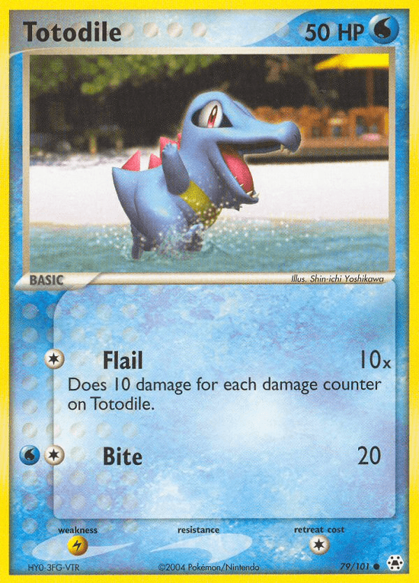 Totodile — EX Hidden Legends 79/101
