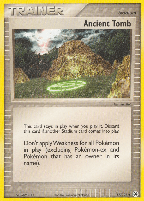 Ancient Tomb — EX Hidden Legends 87/101