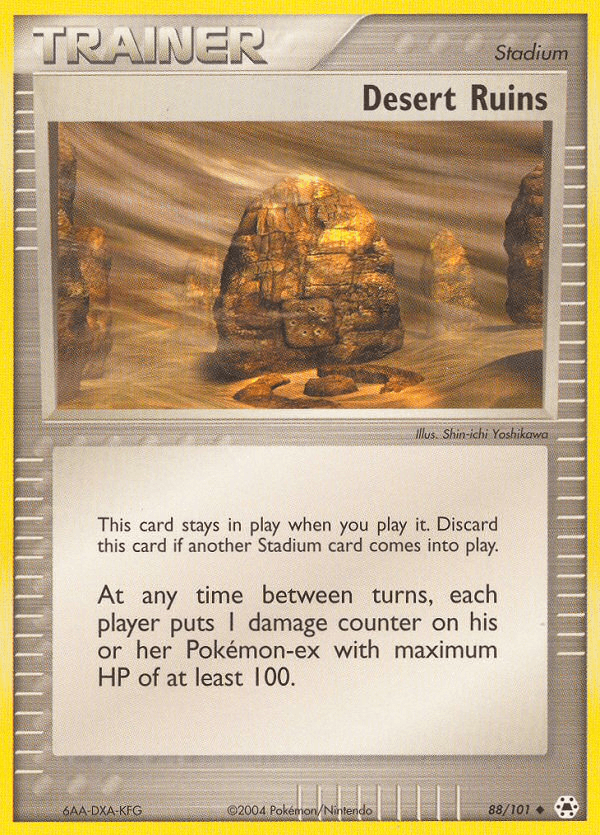 Desert Ruins — EX Hidden Legends 88/101