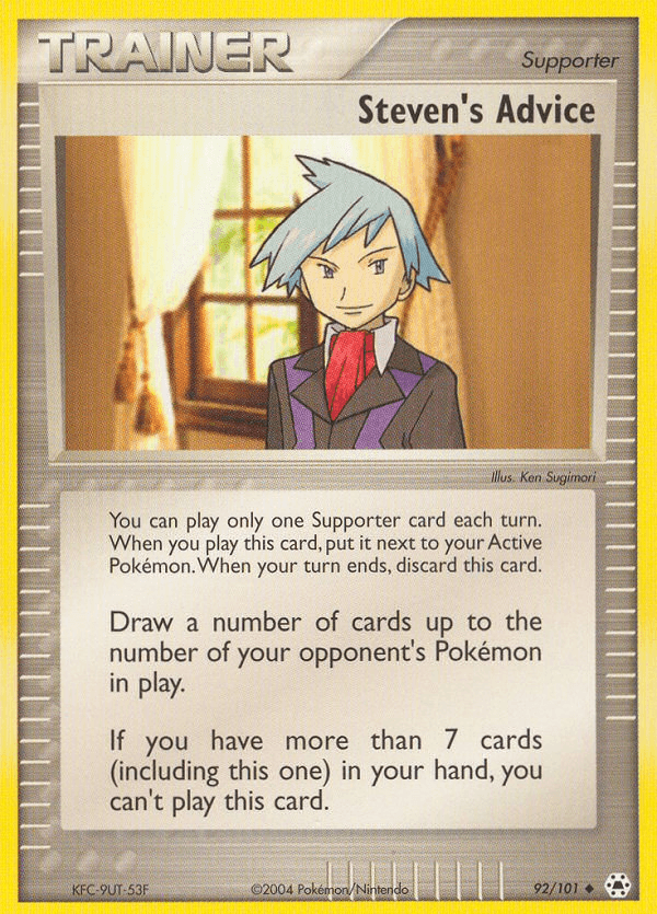 Steven's Advice — EX Hidden Legends 92/101
