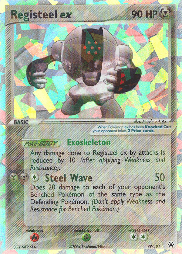 Registeel ex — EX Hidden Legends 99/101