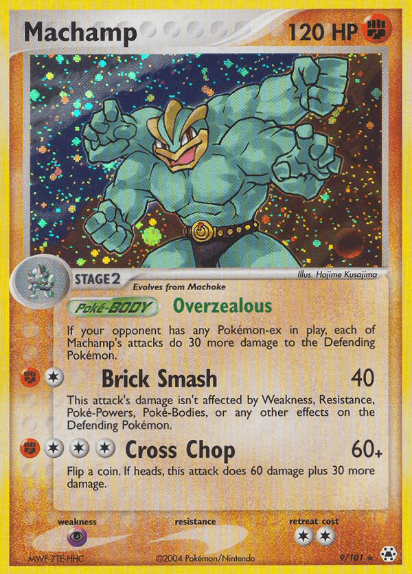 Machamp — EX Hidden Legends 9/101