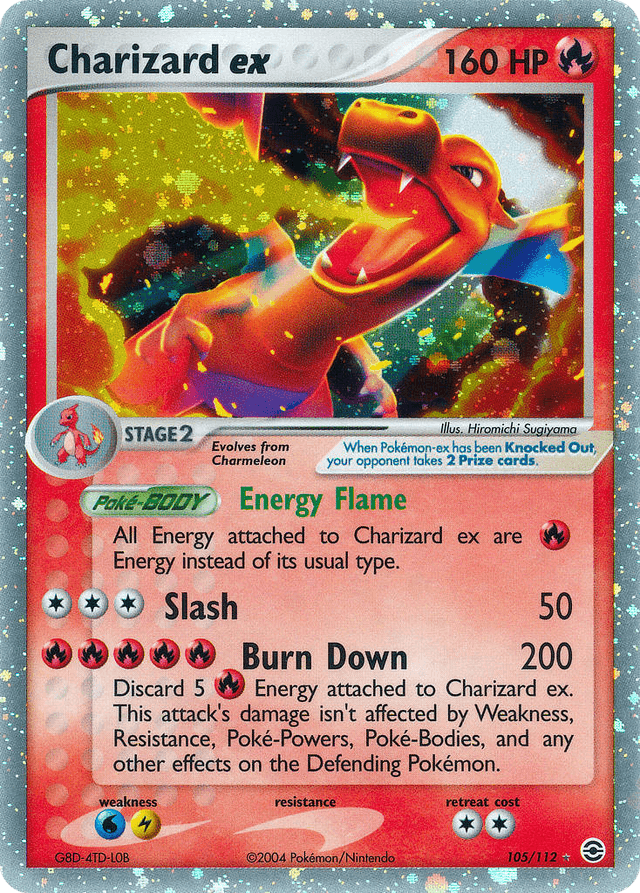 Charizard ex — EX FireRed & LeafGreen 105/112