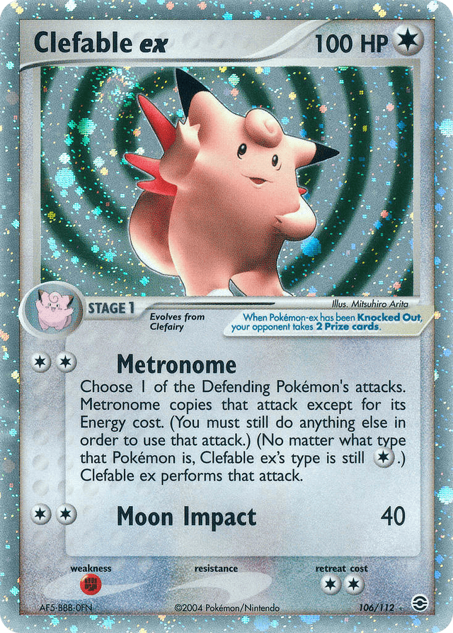 Clefable ex — EX FireRed & LeafGreen 106/112