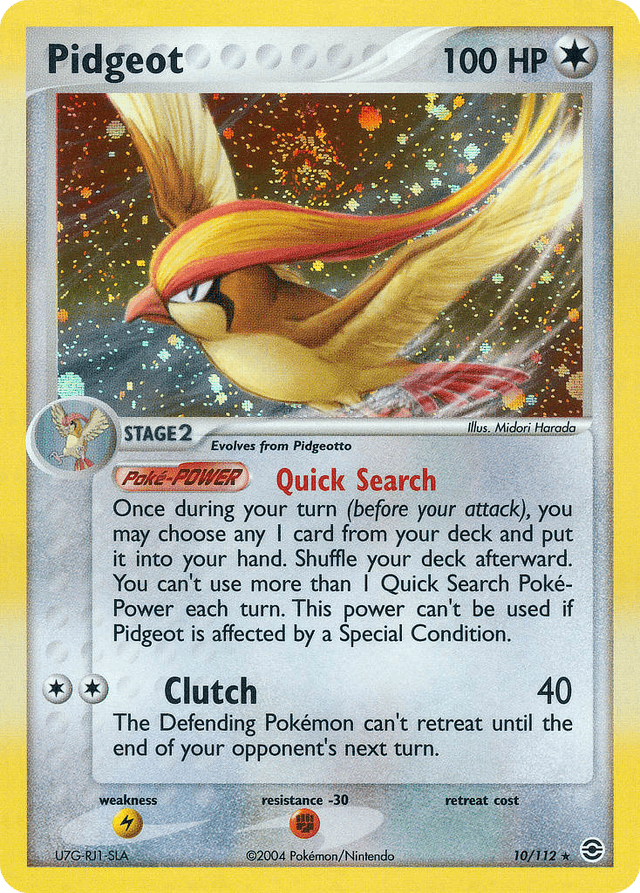 Pidgeot — EX FireRed & LeafGreen 10/112